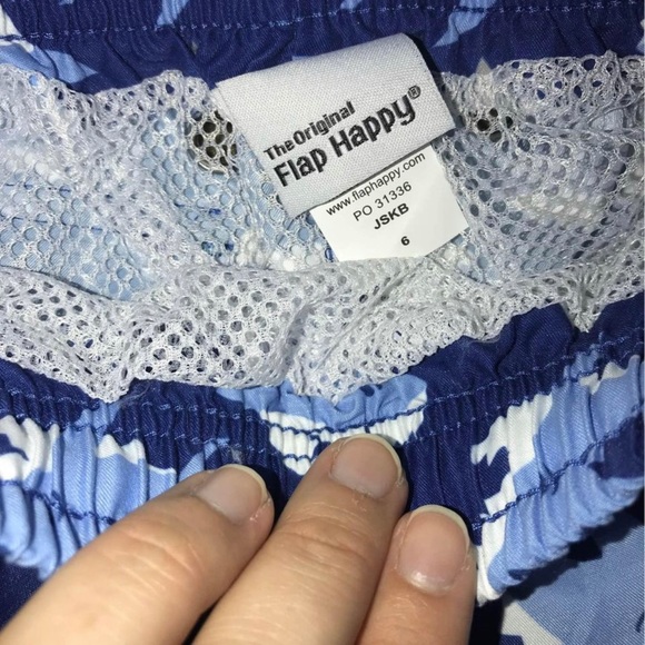 New Boys Flap Happy Bathing Suit Set-Size 6 (Top/Bottom) - Picture 3 of 7